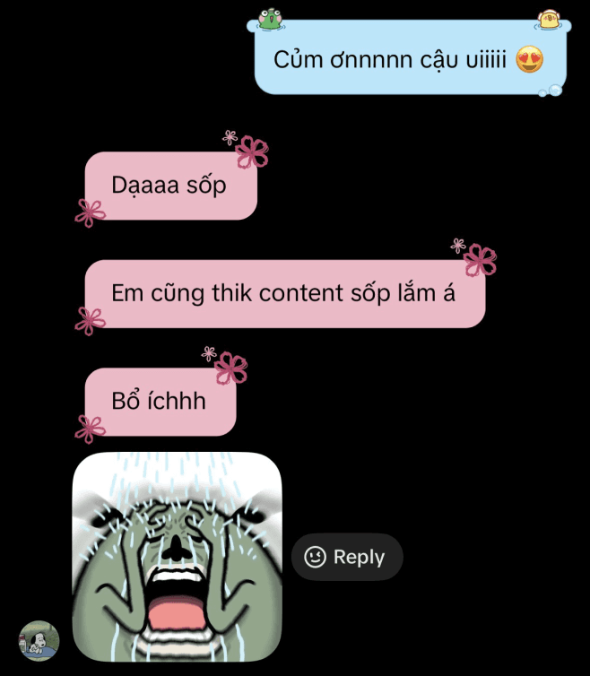 Bình luận của học sinh dùng Ecandy 10